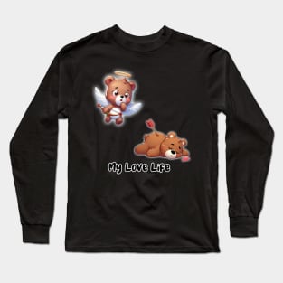 Cute Bear My love life Long Sleeve T-Shirt